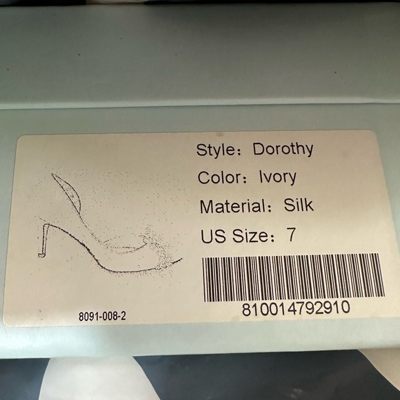 NEW Bella Belle DOROTHY D'Orsay
Wedding Heels with Pearl Bow - Picture 9 of 11